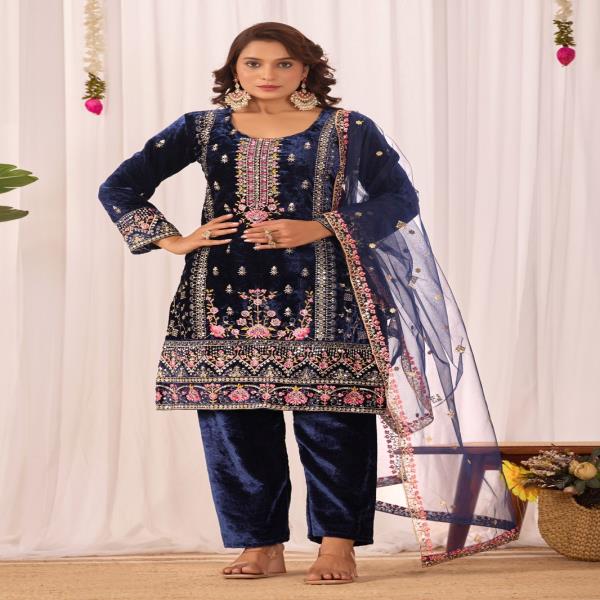 SUIT PANT WITH DUPATTA SET