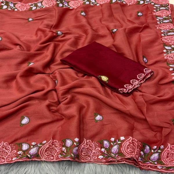 georgett fabric Saree