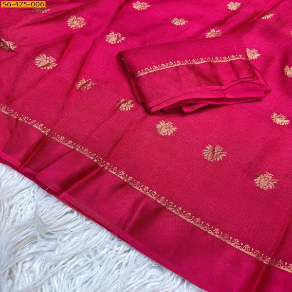 Jute Khadi fabric Saree